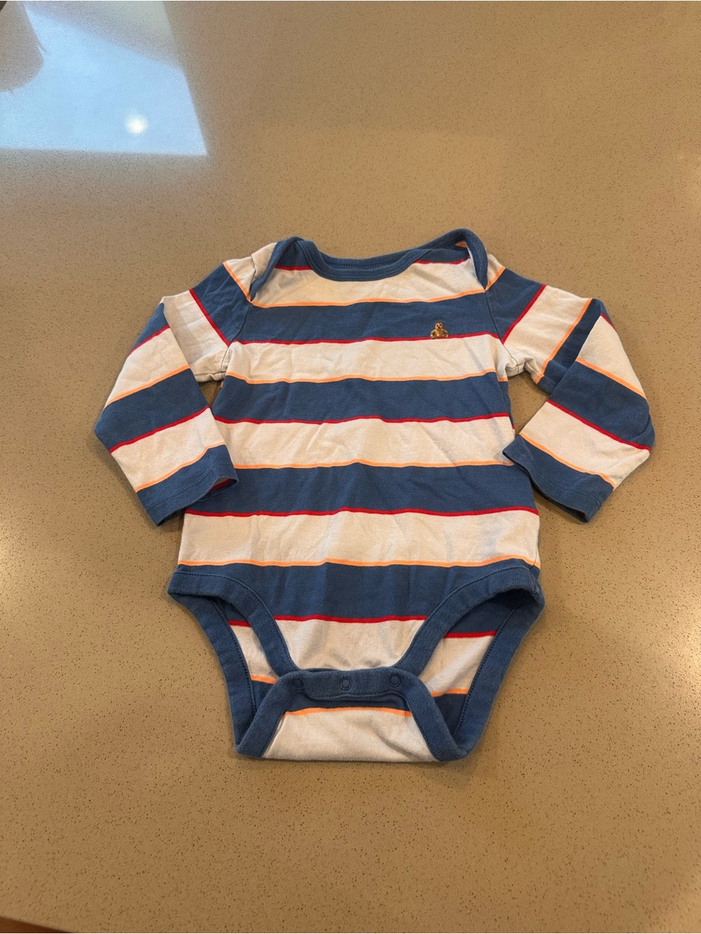 Baby Gap Long-sleeve Striped Bodysuit Size 18-24 Months